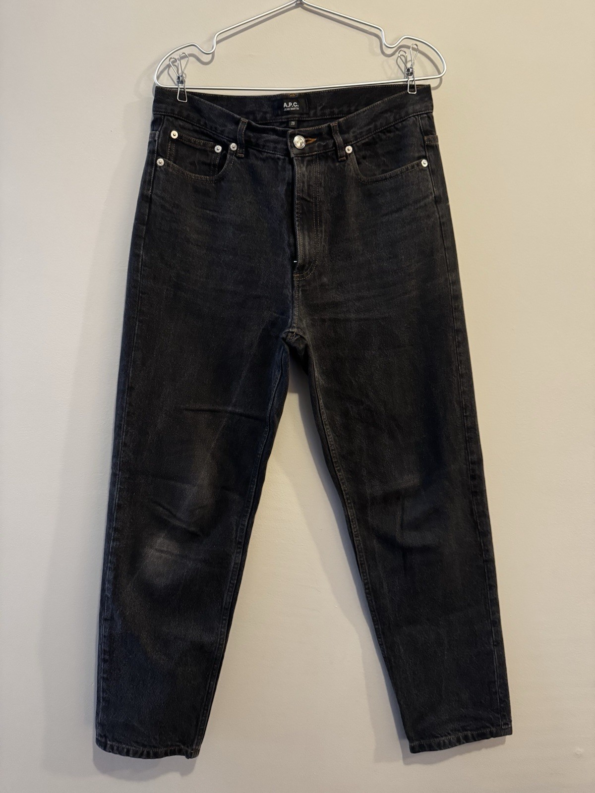 A.P.C Martin Faded Black Jeans 29