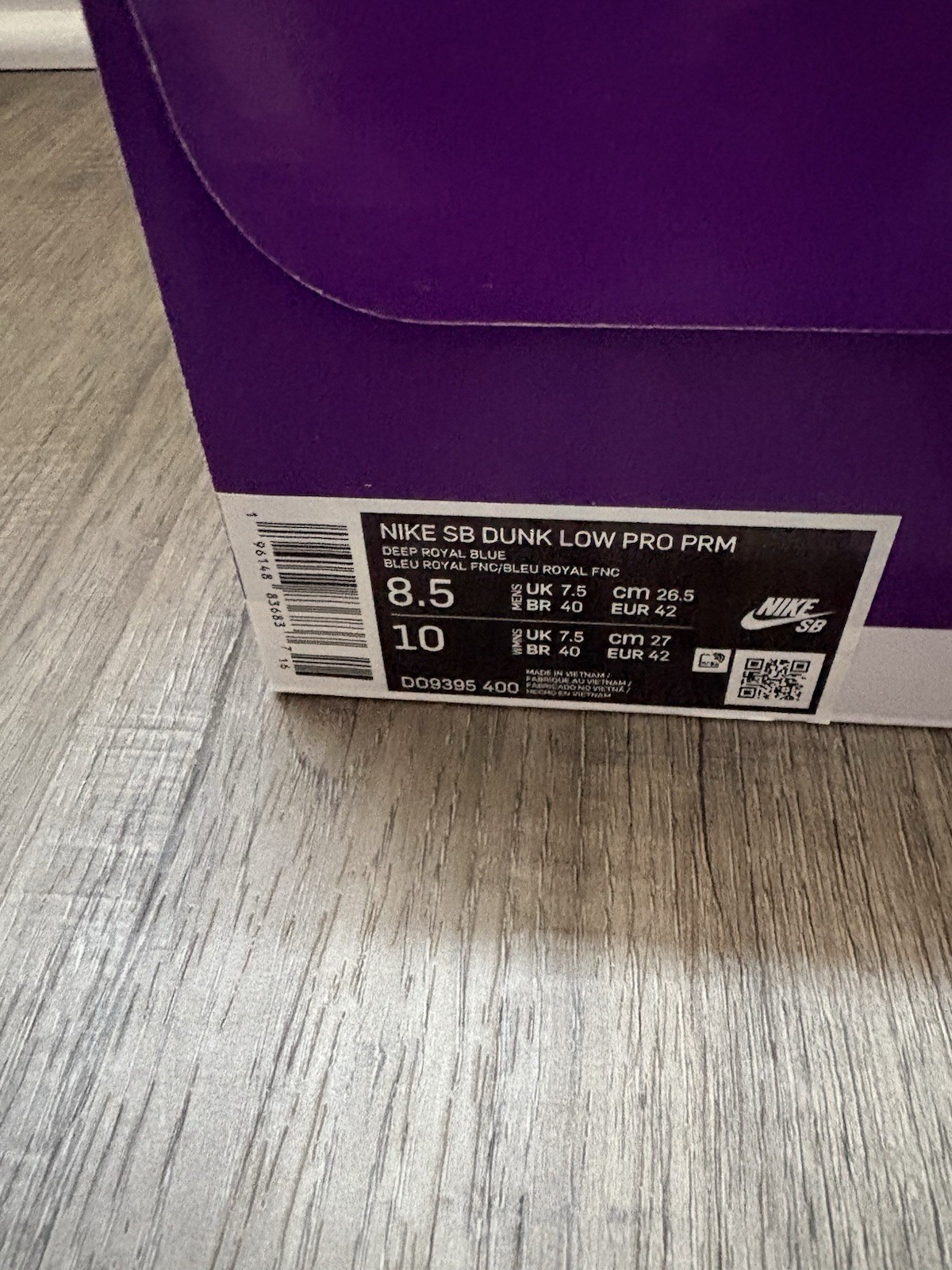 Nike SB Dunk Low “Dodgers” – Size 8.5