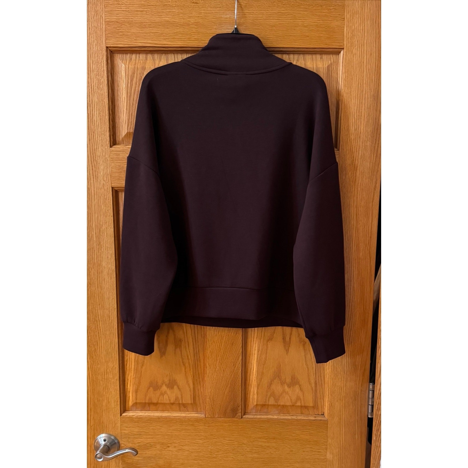 Varley Hawley Half-Zip Pullover Coffee Bean Size Medium