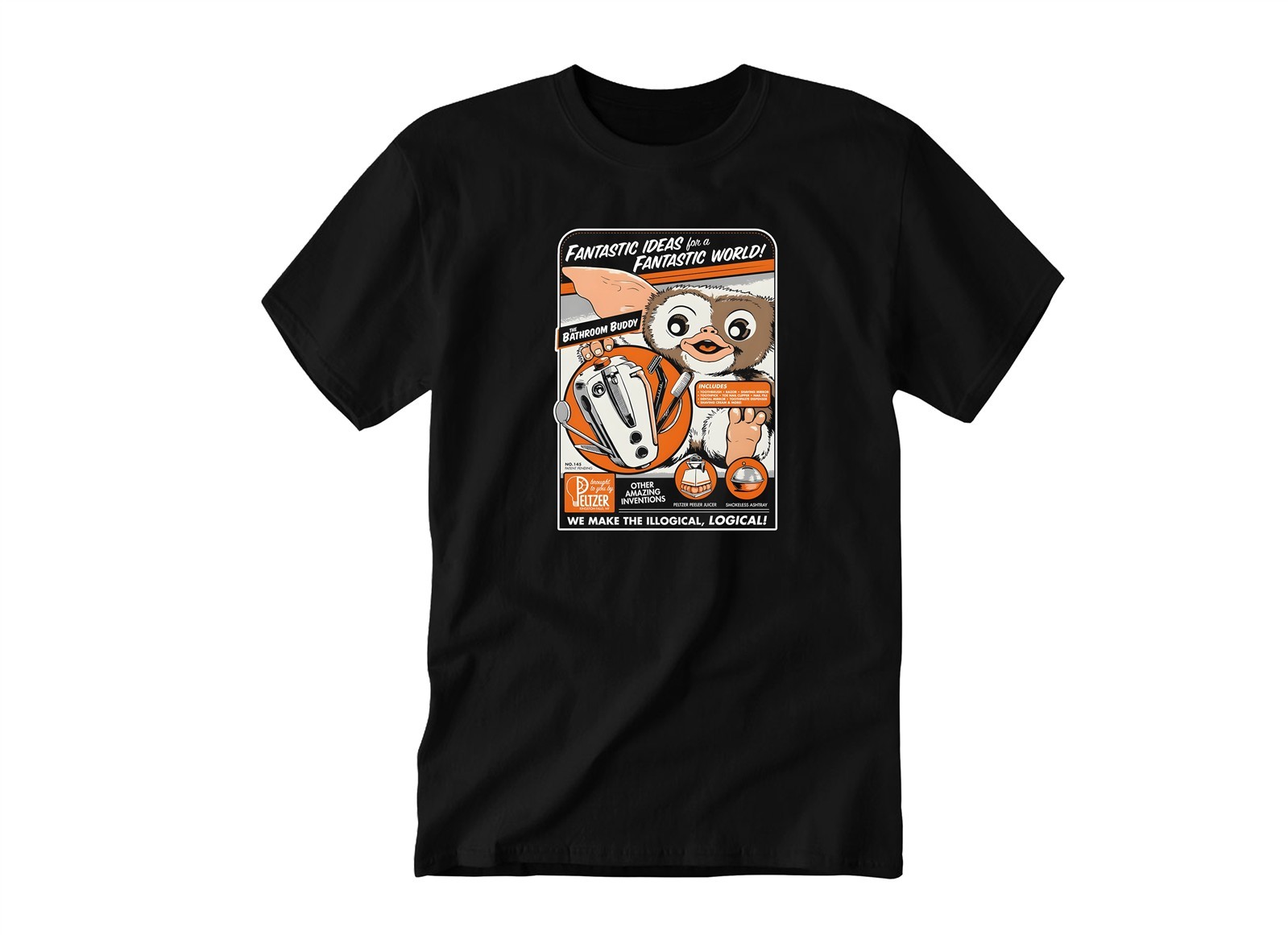 Badroom Budy Gremlins Art Illustration | Youth & Adult Unisex Tee Tshirt