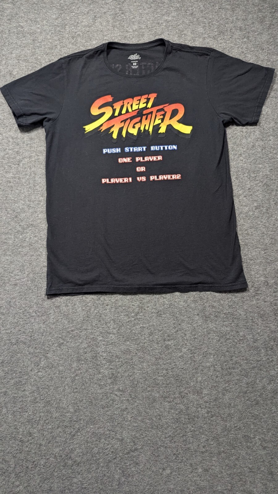 Street Fighter Shirt Mens Extra Large Black Capcom Character Select Graphic