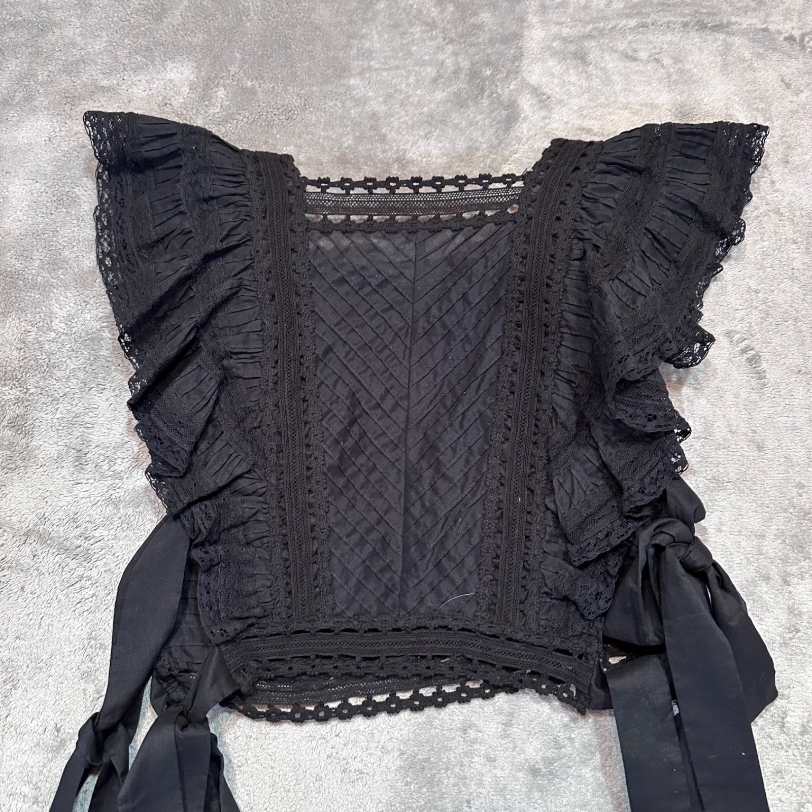 Zimmerman Juniper Pintuck Bodice Black Size 1