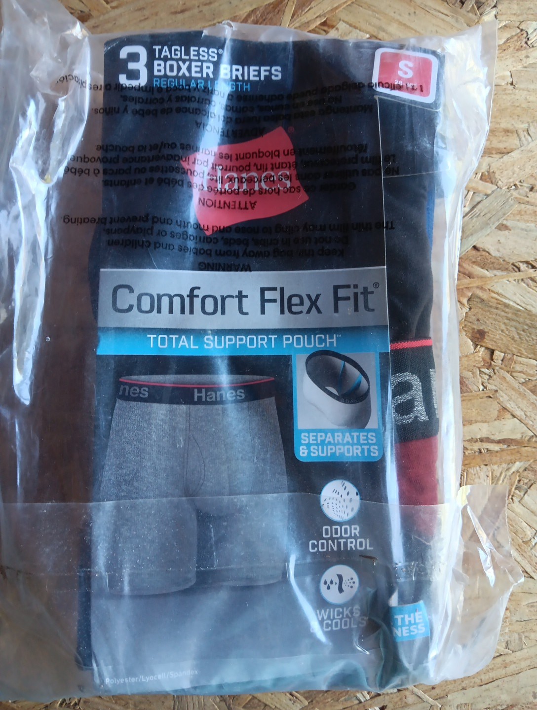 Hanes Comfort Flex Men’s Long Leg Boxer Briefs – CFFLC3 (3 Pack)