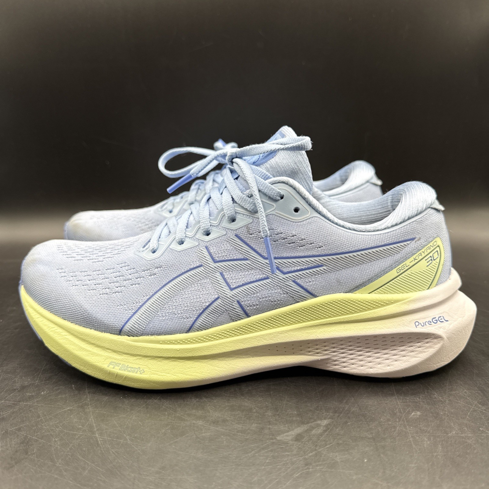 Asics Womens Gel Kayano 30 1012B357 Blue Running Shoes Sneakers Size 8.5 B
