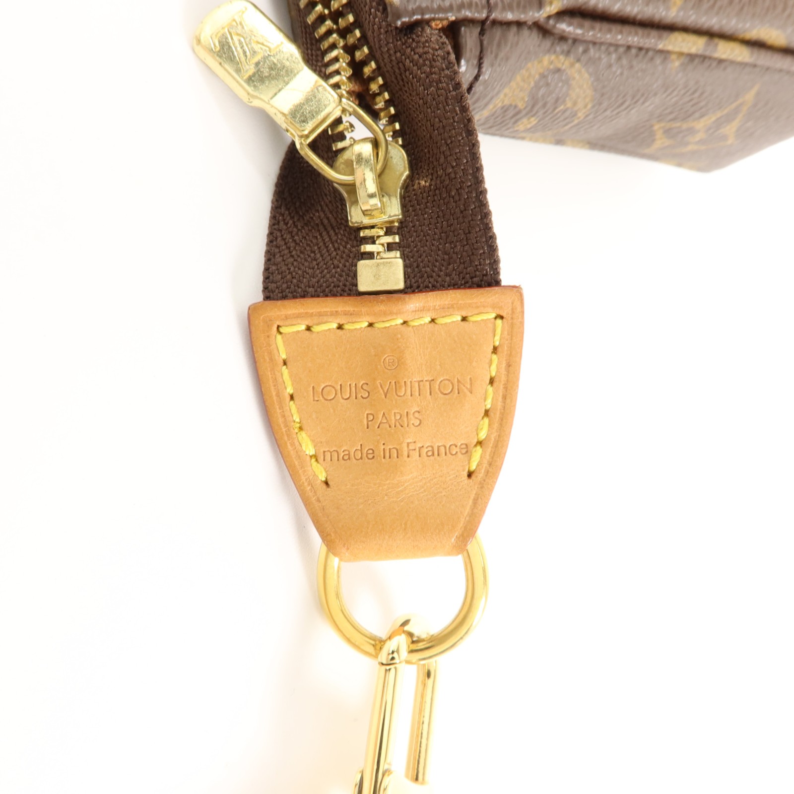 LOUIS VUITTON LV GHW Pochette Accessoires Pouch M40712 Monogram Brown