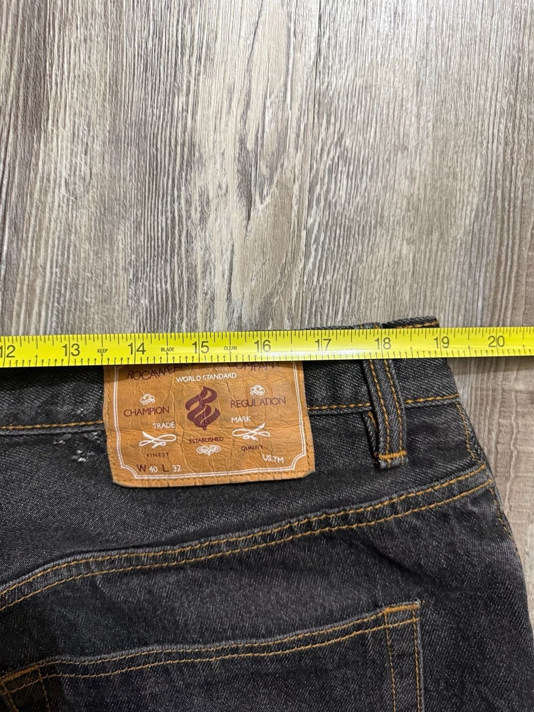 Rocawear Denim Company Classic Black Loose Fit Jeans W40 L31