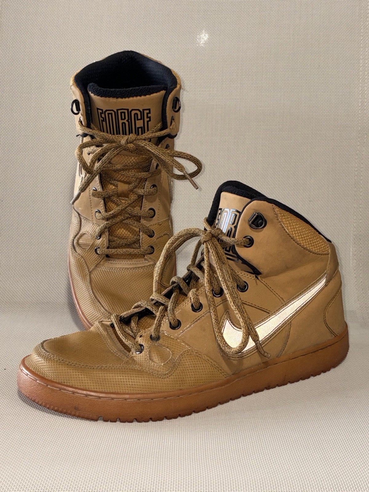 Nike Son of Force Winter Mid Wheat Size 10.5 807242-770