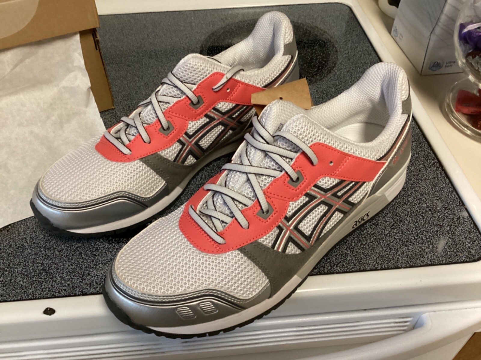 Asics Sportstyle Gel-Lyte III OG White Sienna New Men Shoes 1201A826-100, Sz 12