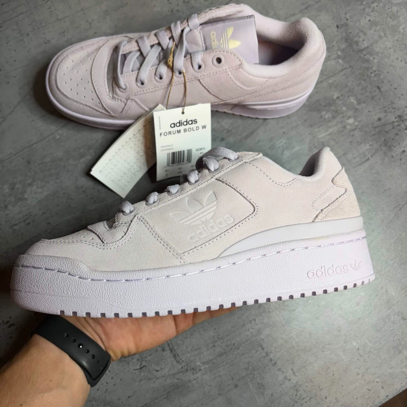 adidas Forum Bold W Suede Light Purple Lilac GZ2613 Women Size US 6 / UK 4.5 /37