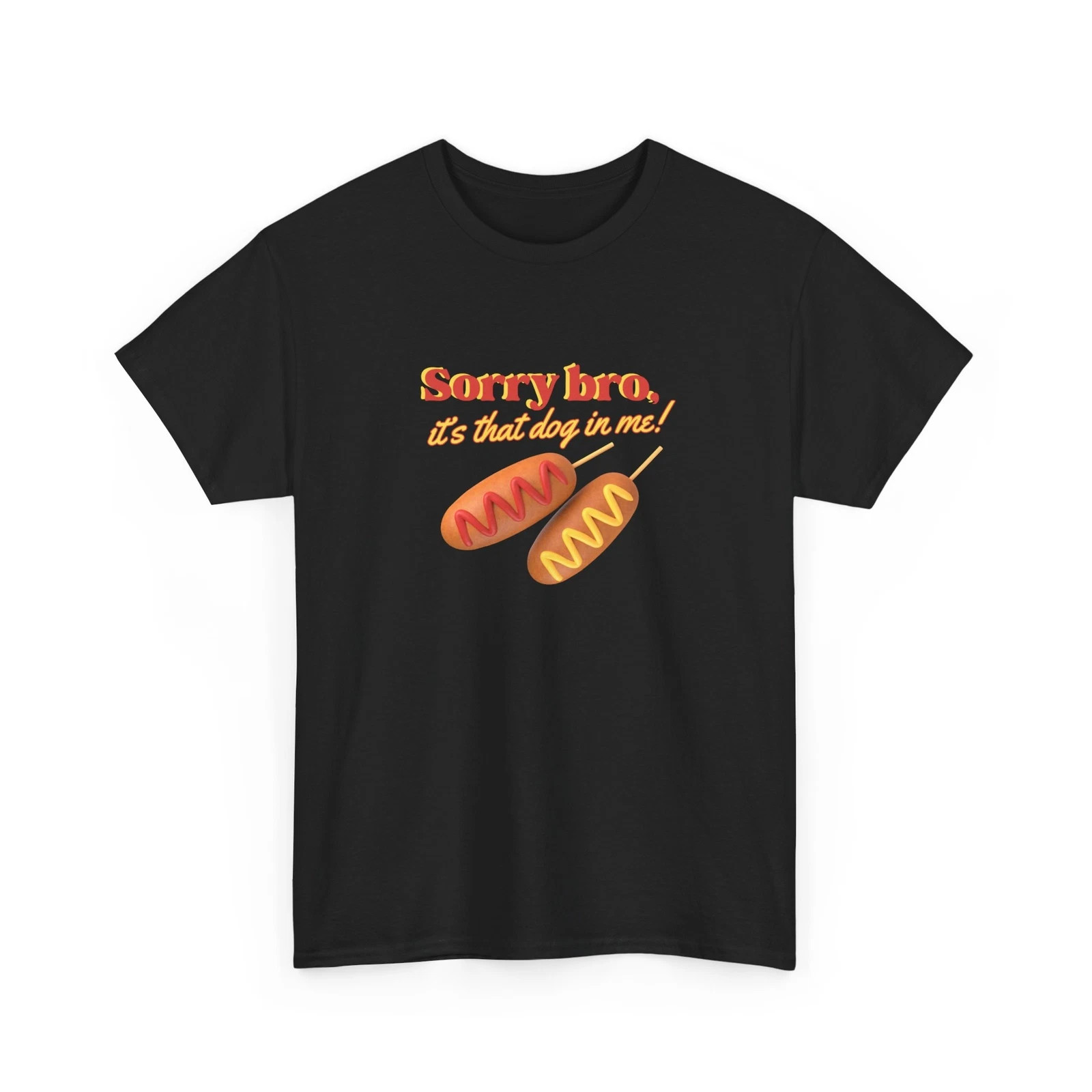 Funny Hotdog Gladiator Meme Tee Weird Corn Dog Lovers Black T-shirt