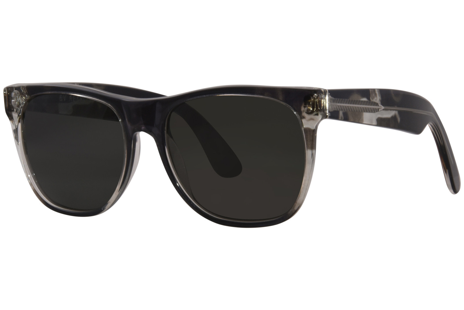 RetroSuperFuture Classic-Caos-R43 A13 Sunglasses Transparent Black/Grey 55mm