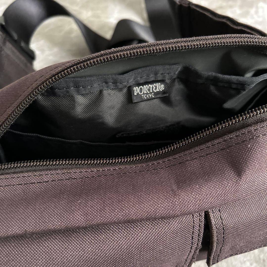 PORTER Black Shoulder Bag Porter Yoshida