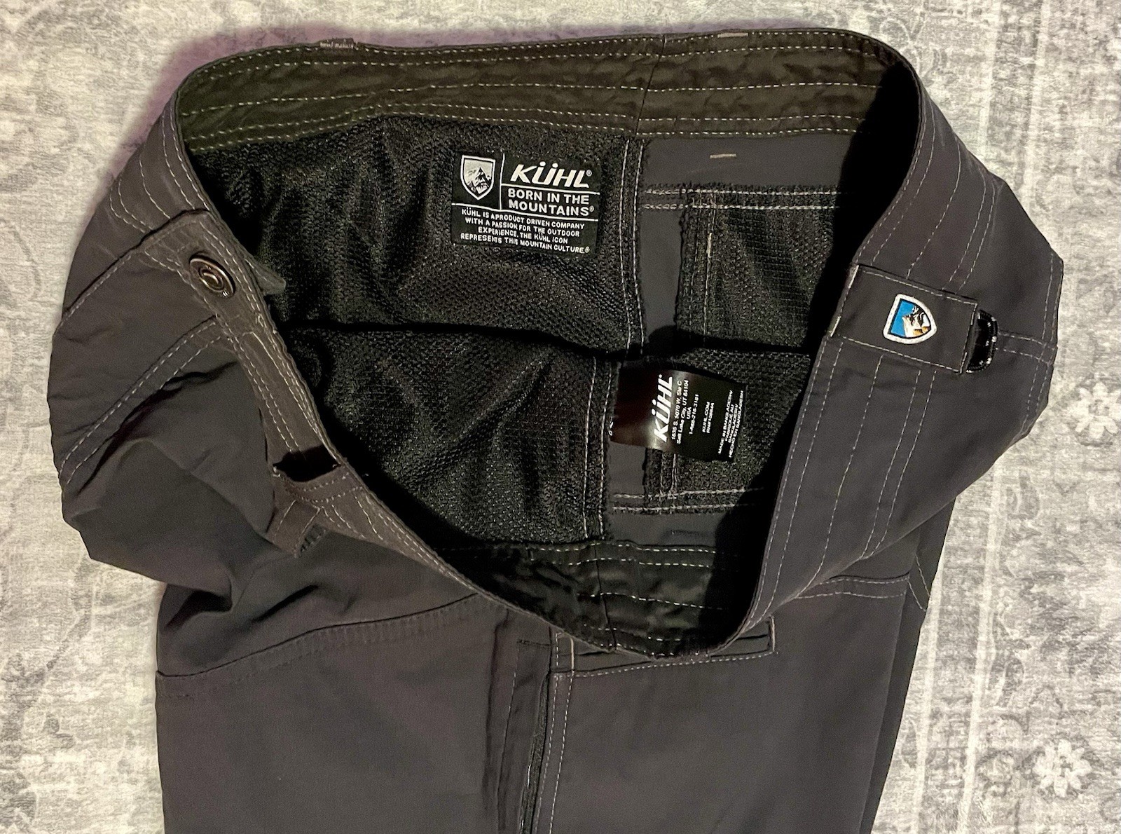 Kuhl Renegade Men’s Pants 34×30 In Koal(Drk Gray) Style 5120