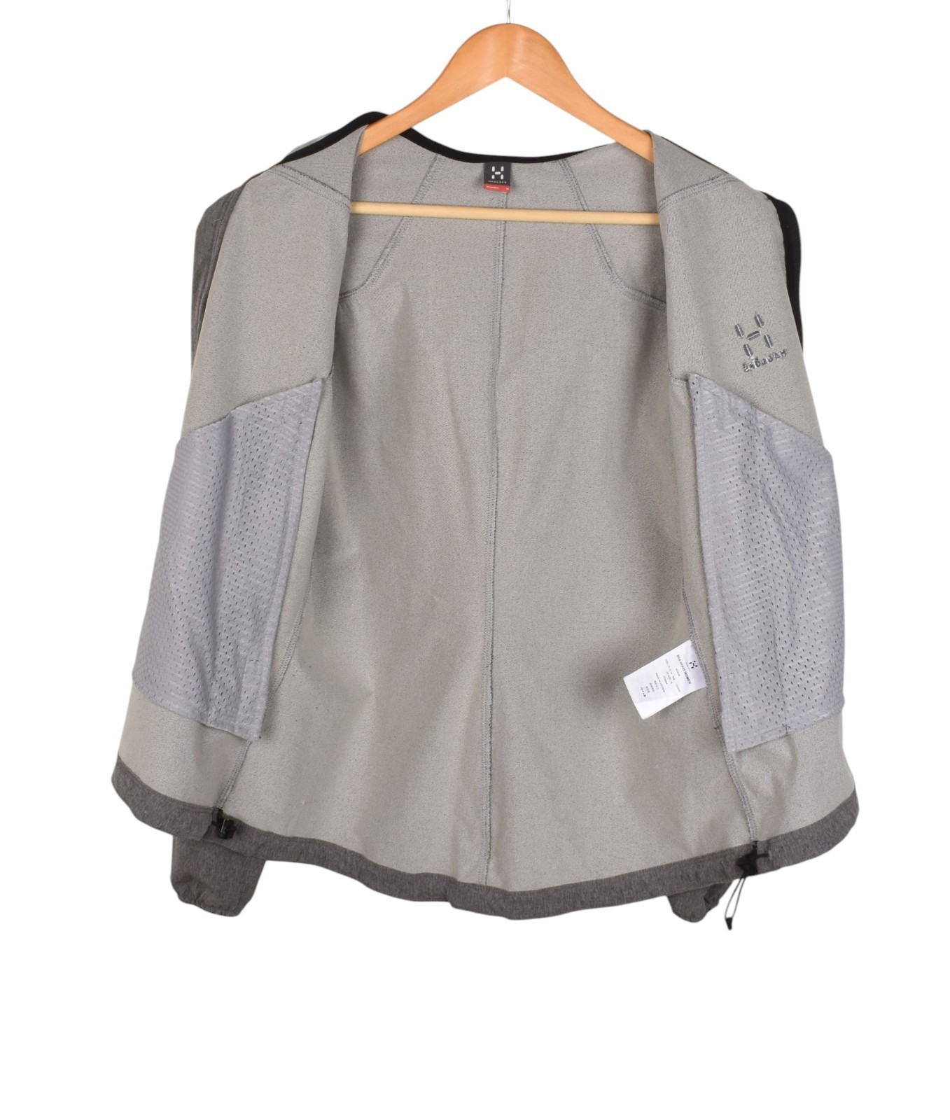 Haglofs Boa Hooded Women Grey Jacket Coat Size M
