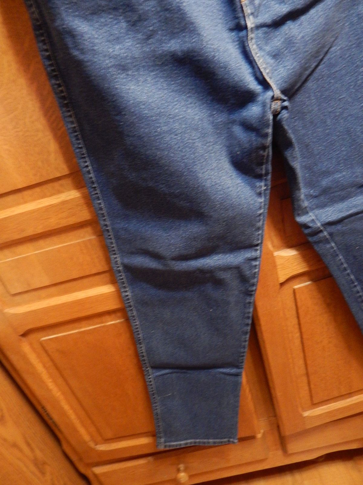 Ladies Bill Blass Stretch 98%Cotton 2% Lycra Denim Blue Jeans Sz 14 #L5