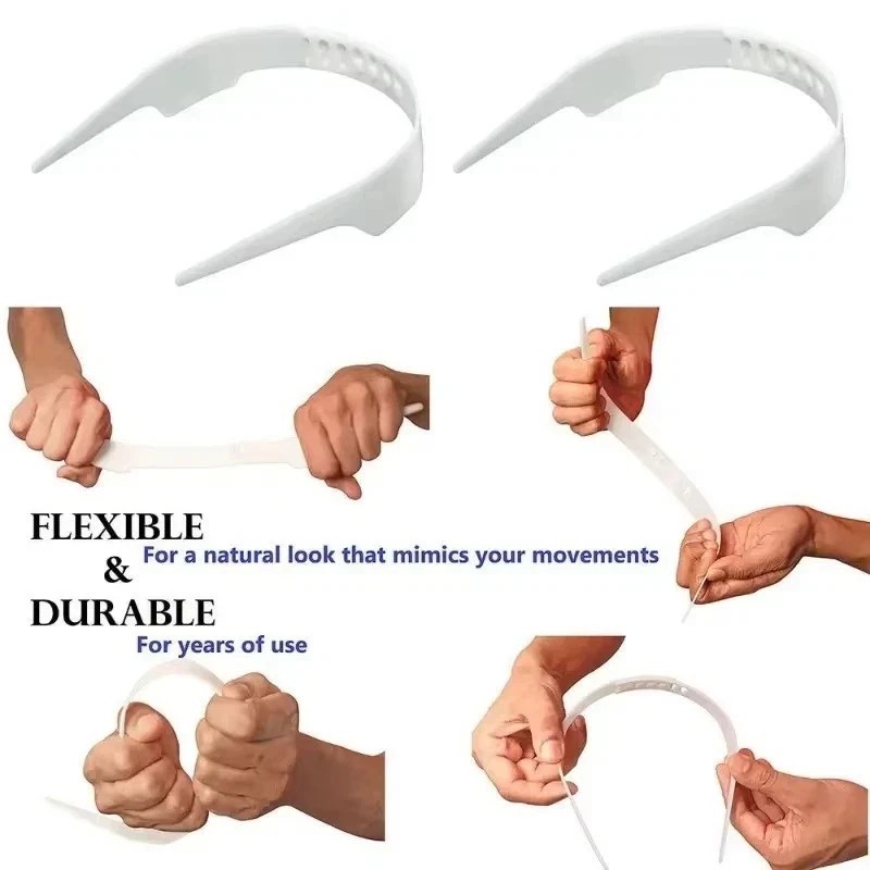 Adjustable Plastic Collar Stays Support Shaper Kit Shirt Collar Stiffener