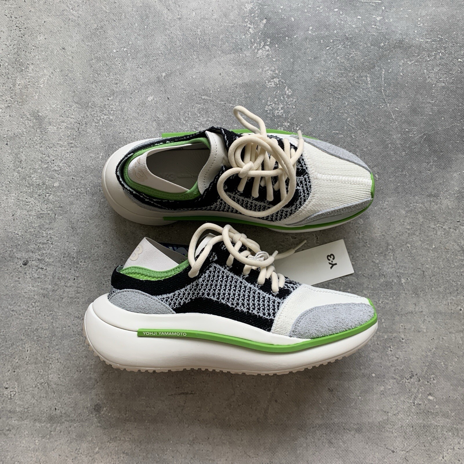 ADIDAS x YOHJI YAMAMOTO Y-3 QISAN KNIT SNEAKER SIZE US 6 UK 5.5 EU 38 2/3