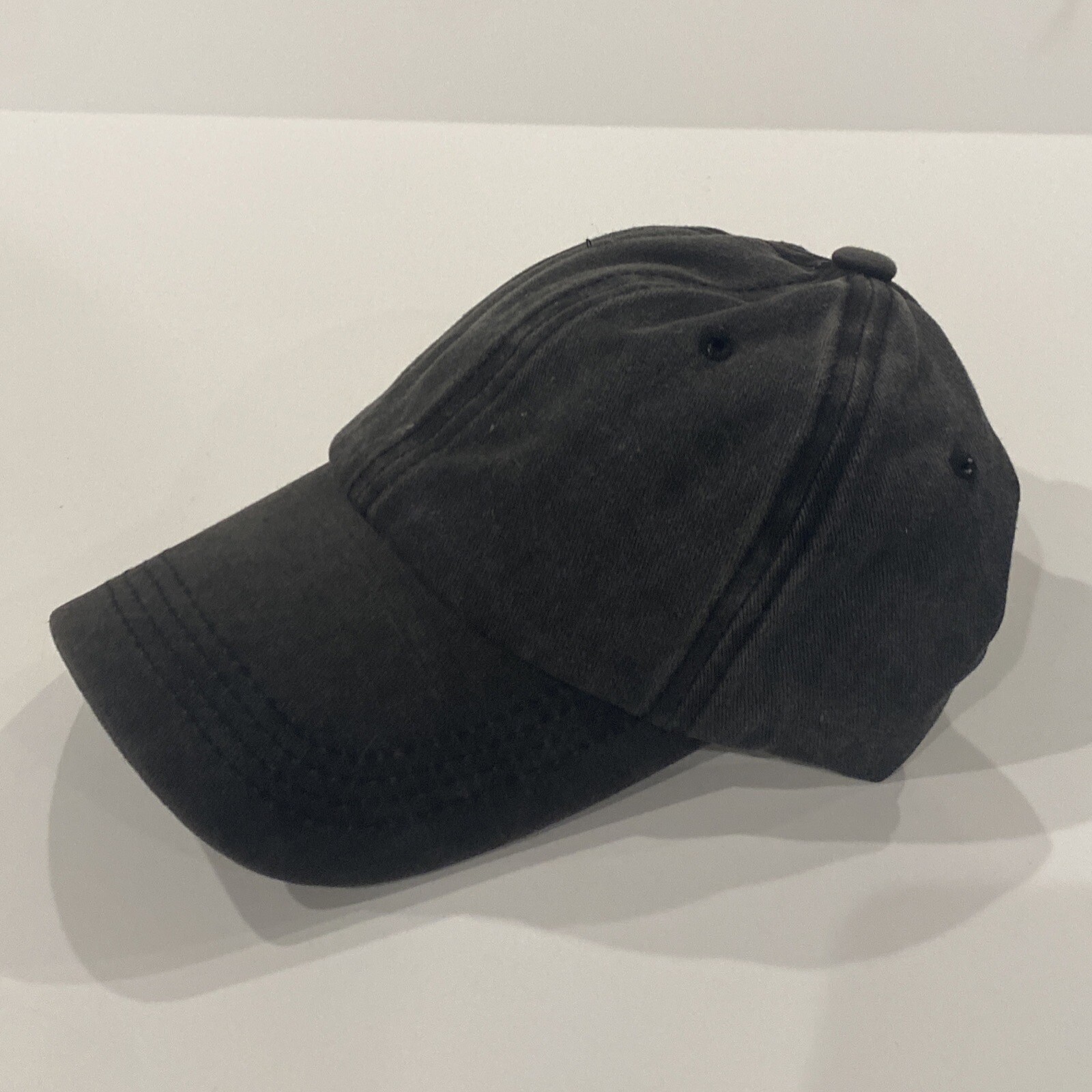 Dyed Washed Cotton Solid Plain Polo Style Baseball Ball Cap Hat Adjustable