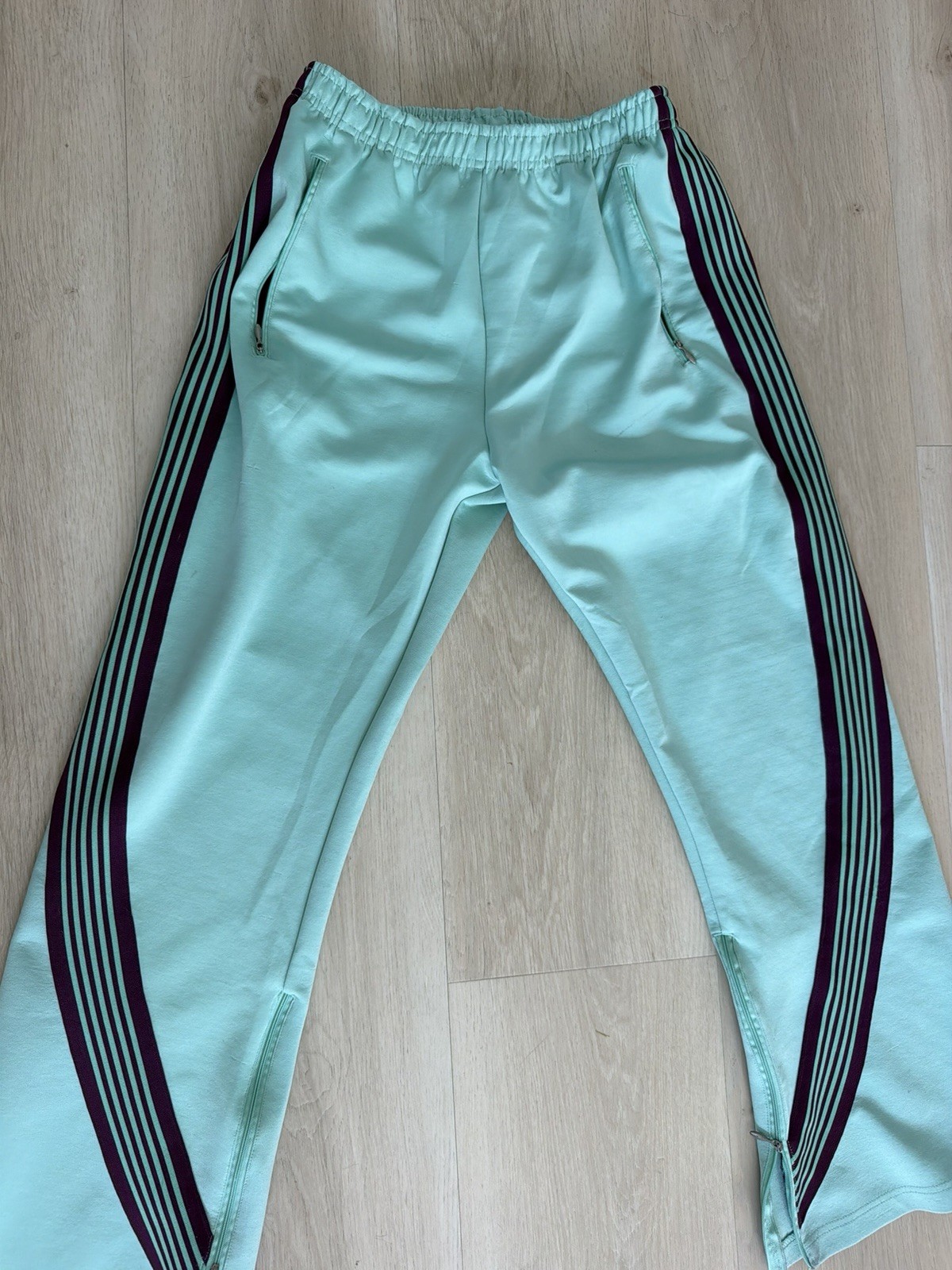 MNML Flare Sweatpants Tan Blue