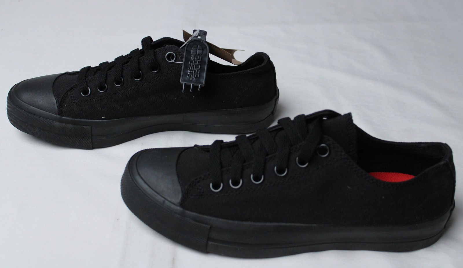 Shoes For Crews Unisex Adults’ Delray Canvas Sneakers AC2 Black US: M:4.5/W:6