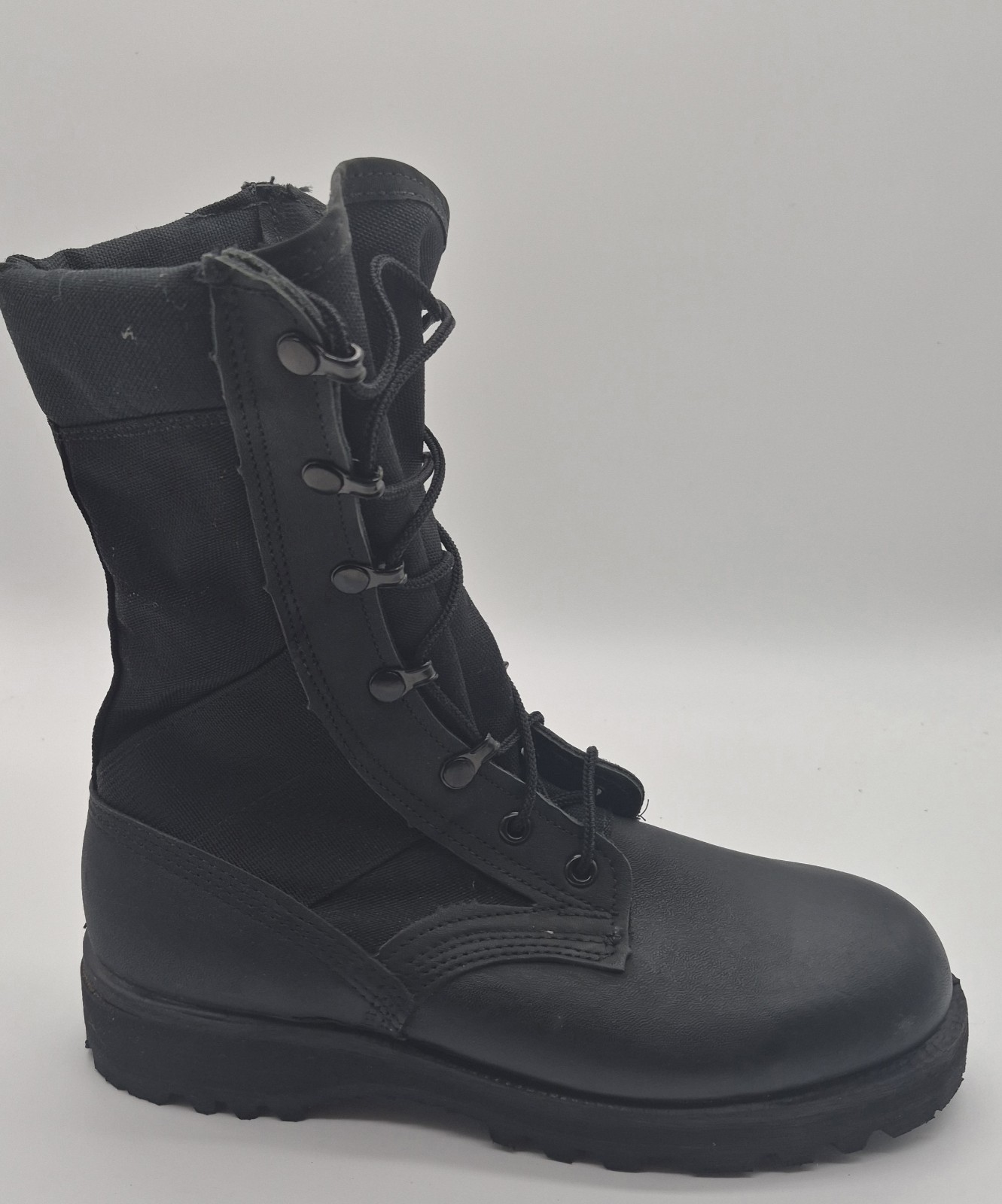 Military Spike Protective Jungle Black Boots Men 6W Hot Weather 8430-01-515-1381