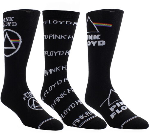 Pink Floyd – Perri’s – Pink Floyd – Crew Socks (3 Pack Collector Guitar Shape Ti