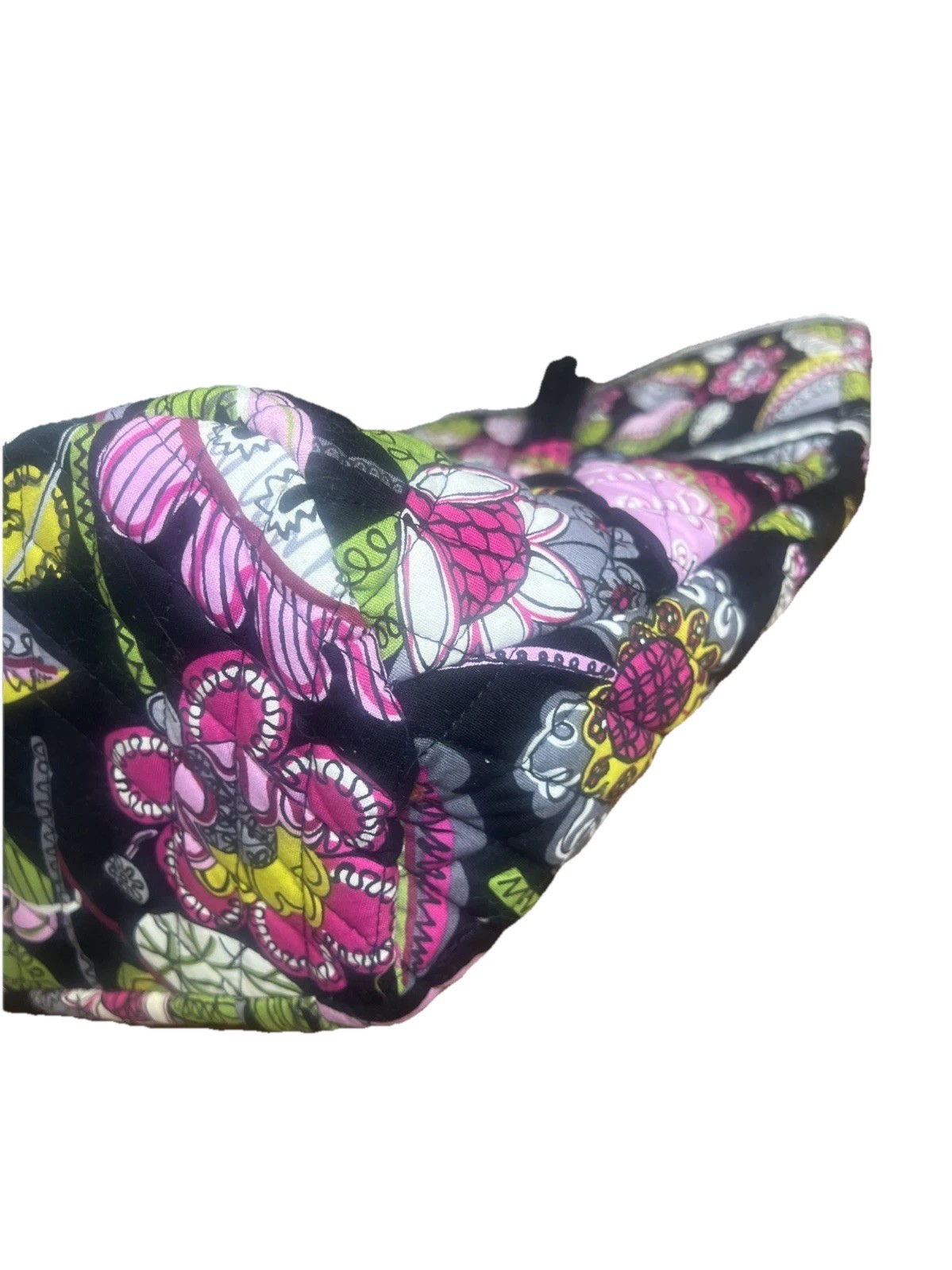 NWT Vera Bradley (2014) Retired Moon Blooms Floral Print Turnlock Tote Boho Chic