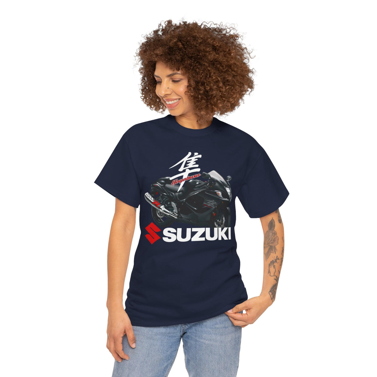 Suzuki GSX1300R Hayabusa Logo Men’s T-Shirt American Style T Shirt