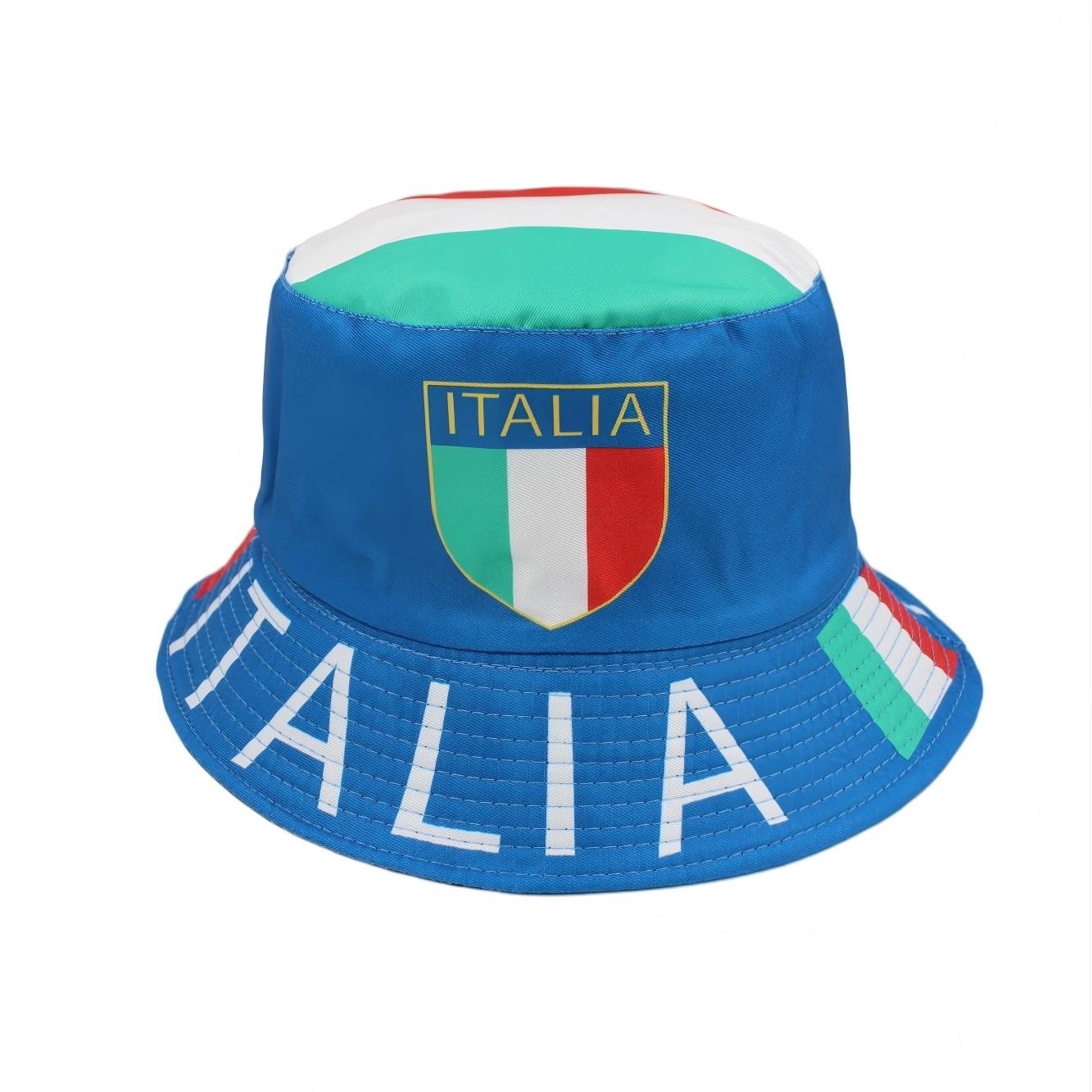 Italia Bucket Hat Flag Reversible Italia Bucket Hat