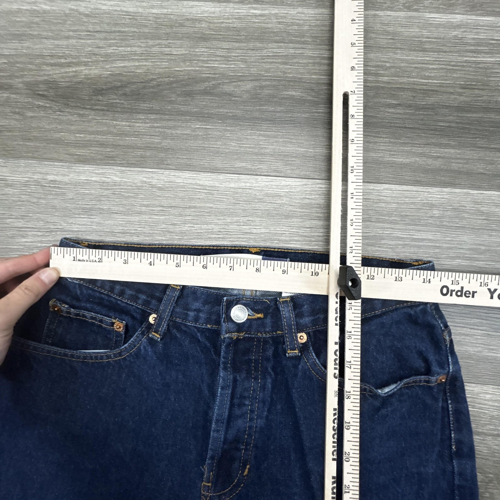 Vintage Gap Bootcut Jeans Womens 6 28×30 Dark Wash Blue Denim Made USA Western