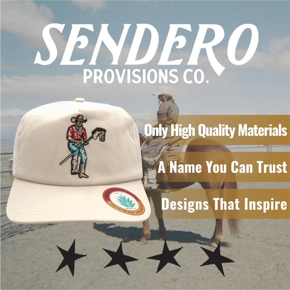 Sendero Provisions Co. Stick Horse Hat-Unstructured 5-panel, one size
