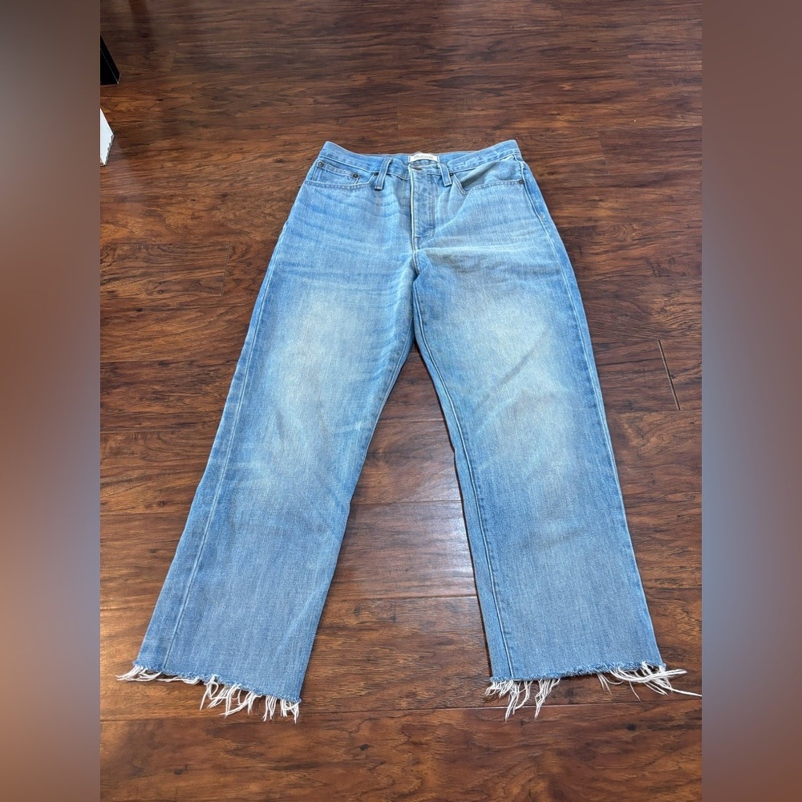 Madewell The Dadjean Jeans Straight Medium Wash Size 26