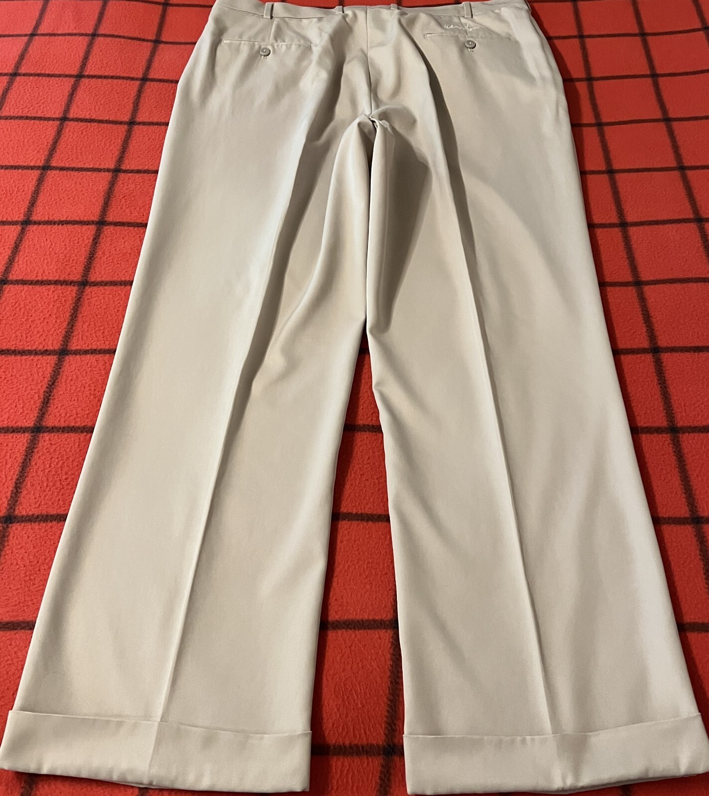 Walter Hagan Men’ Sz 40×31.5 Smooth Comfortable Dress Pants Flat Front High Rise
