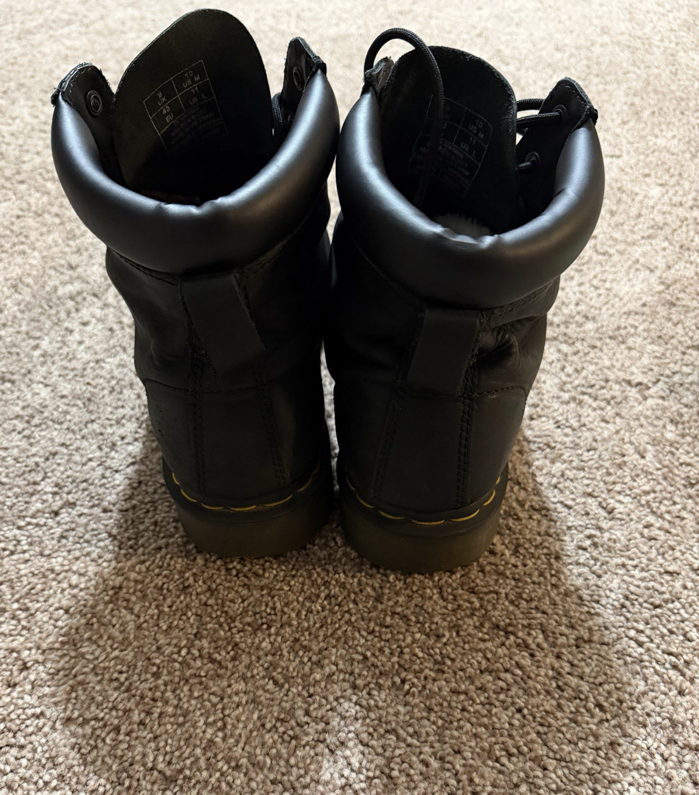 Dr. Martens 939 Ben Men’s Black Leather Boot US 10 Men’s