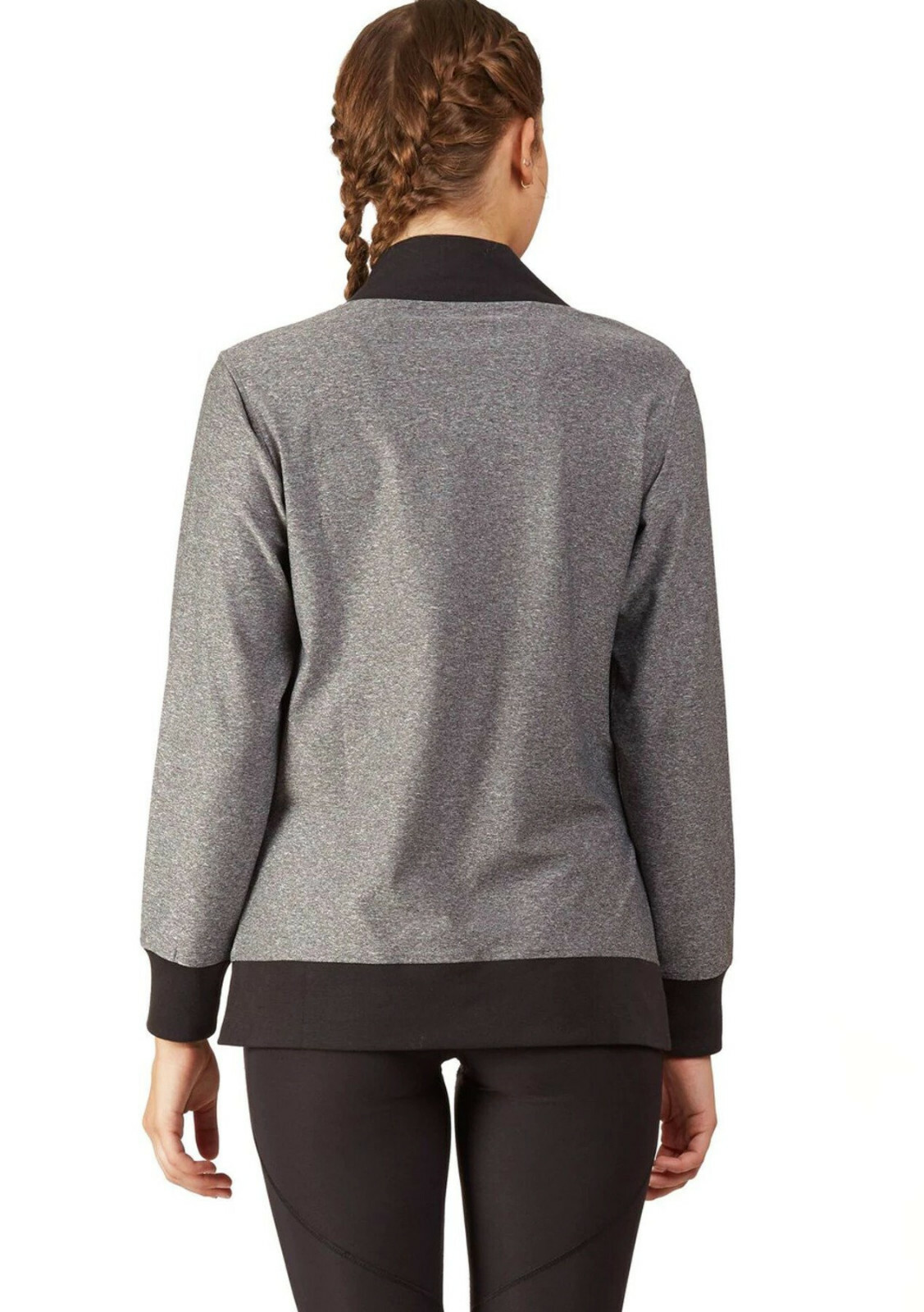 WOMENS sz BOMBER Stretch JACKET Top RUNNING Sports FITNESS Yoga ATHLETIC Workout