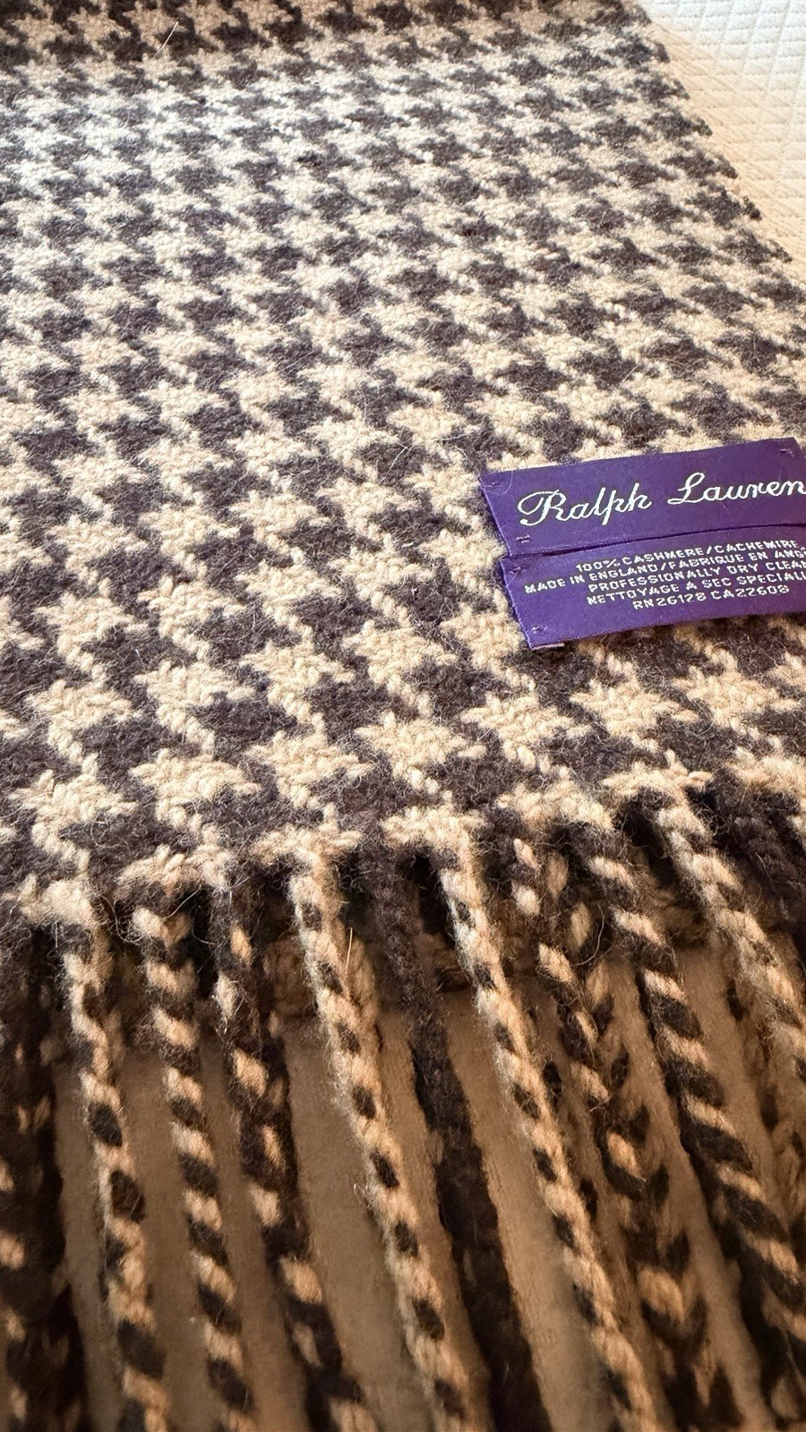 ralph lauren purple label mens Cashmere Scarf