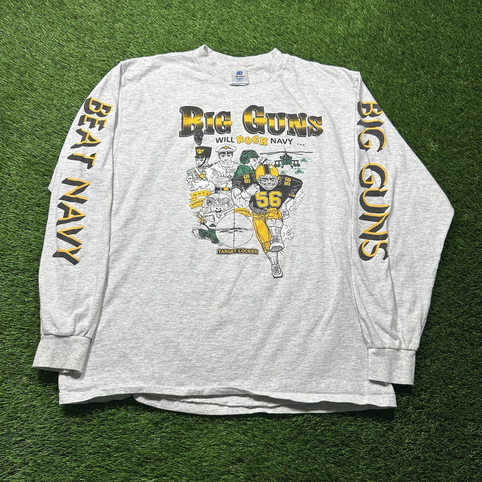 Army vs Navy 90s Long Sleeve Tee Shirts Vintage 90s Lot Of 3 XL Football Rare