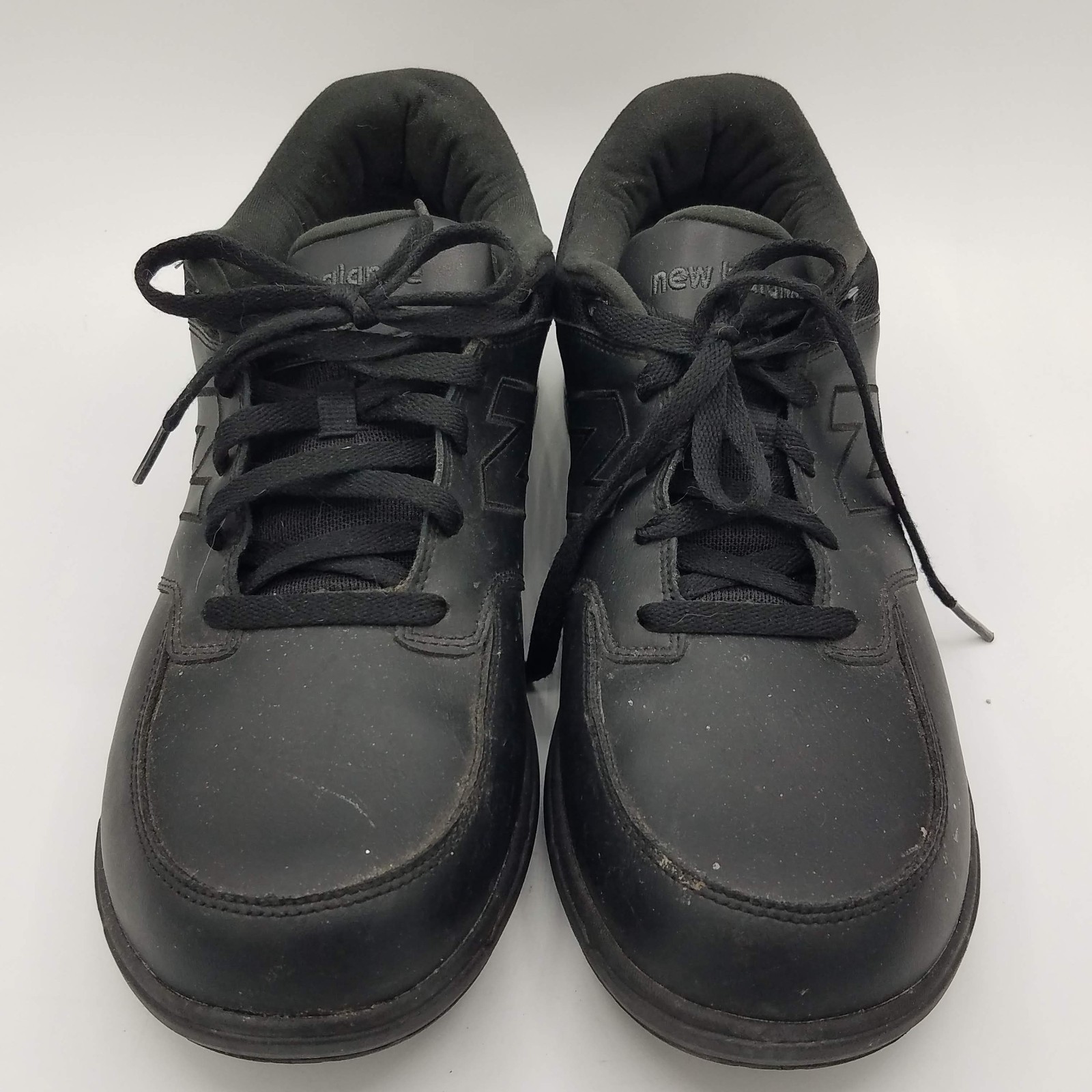 New Balance 813 Men’s Walking Shoes Black Leather MW813BK 11.5 D