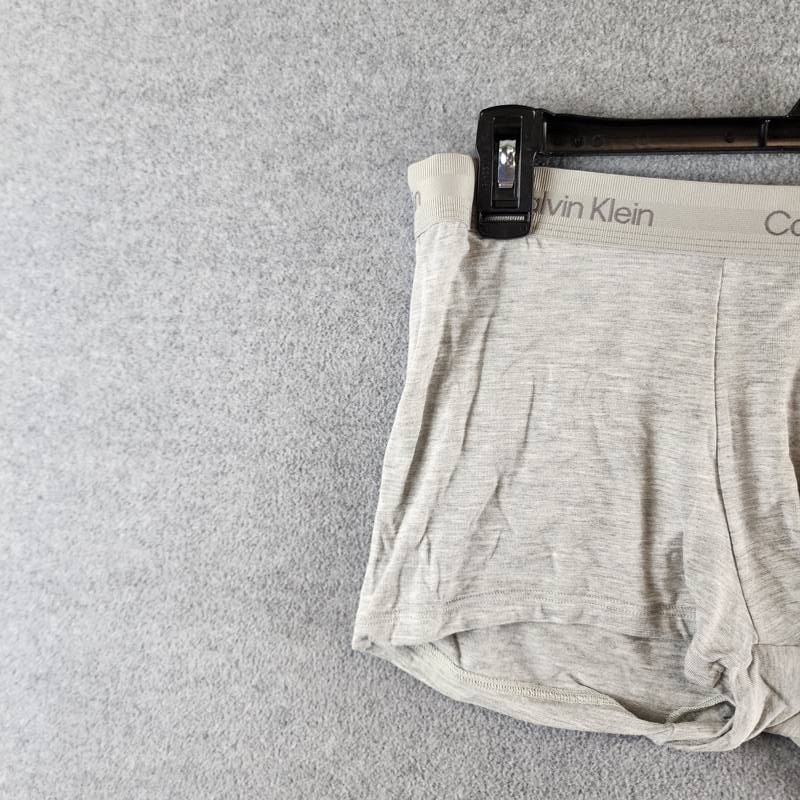 Calvin Klein Ultra Soft Modal Trunk Men’s Large Gray Heather Logo Waistband