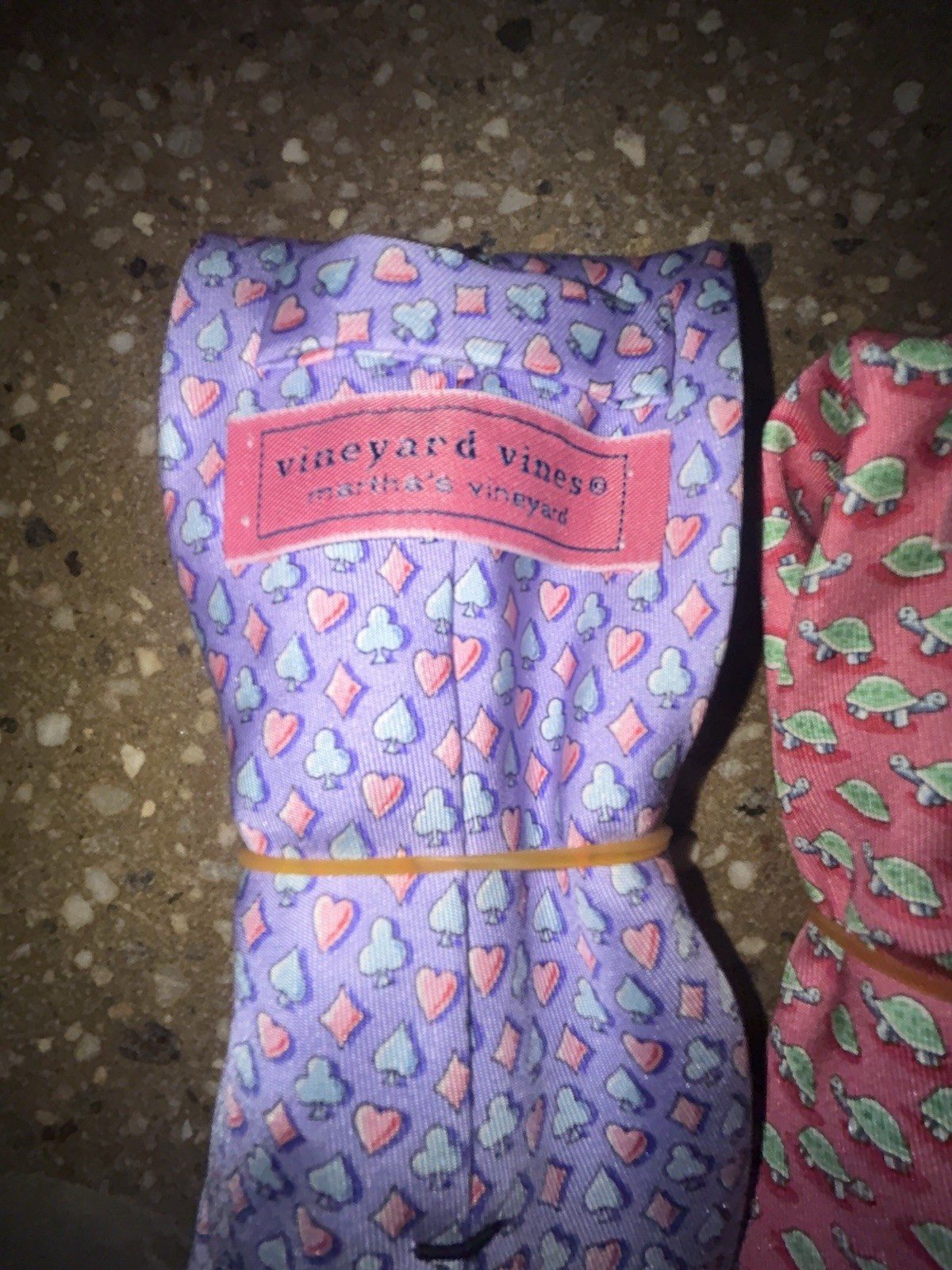 5 Vineyard Vines Designer Men’s Woven Tie Multicolor Geometric Pattern