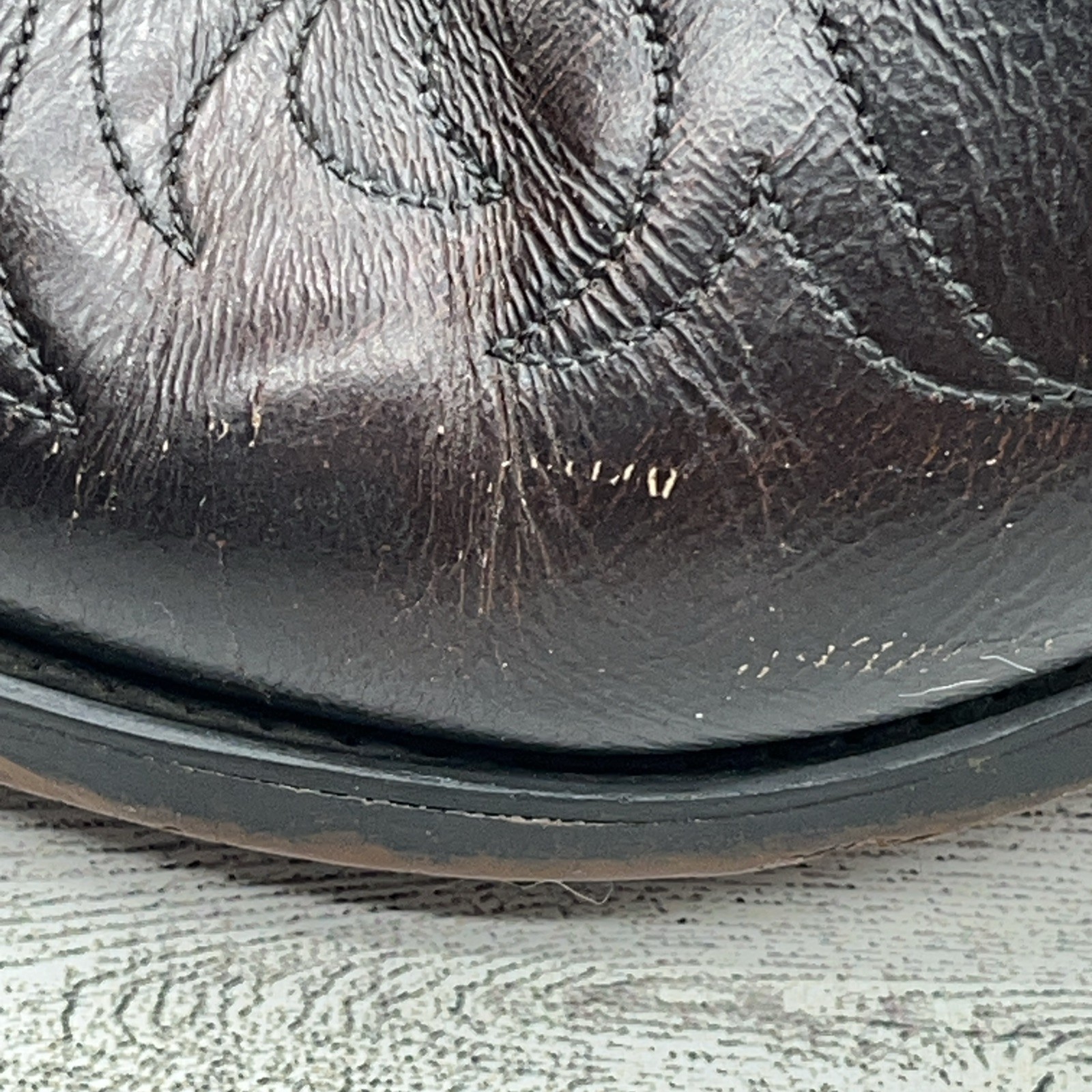 Laredo 2637 Brown Leather Western Cowboy Boots USA Men Size 9 2E