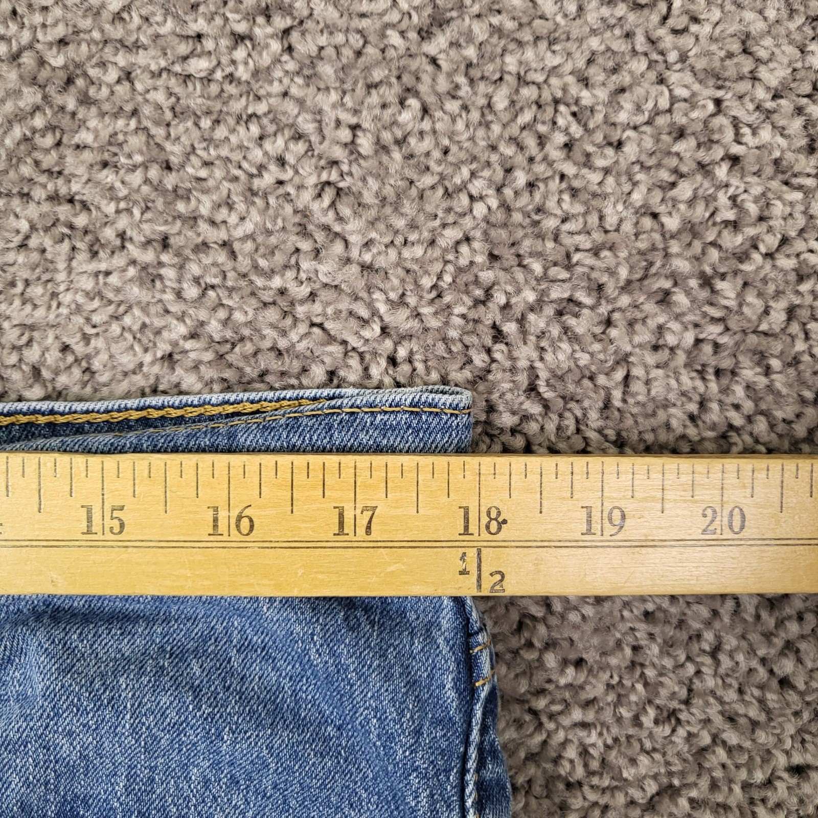 Levi’s 505 Regular Fit Jeans Men 36×30 Blue Excellent WaterLess Denim 00505-2958