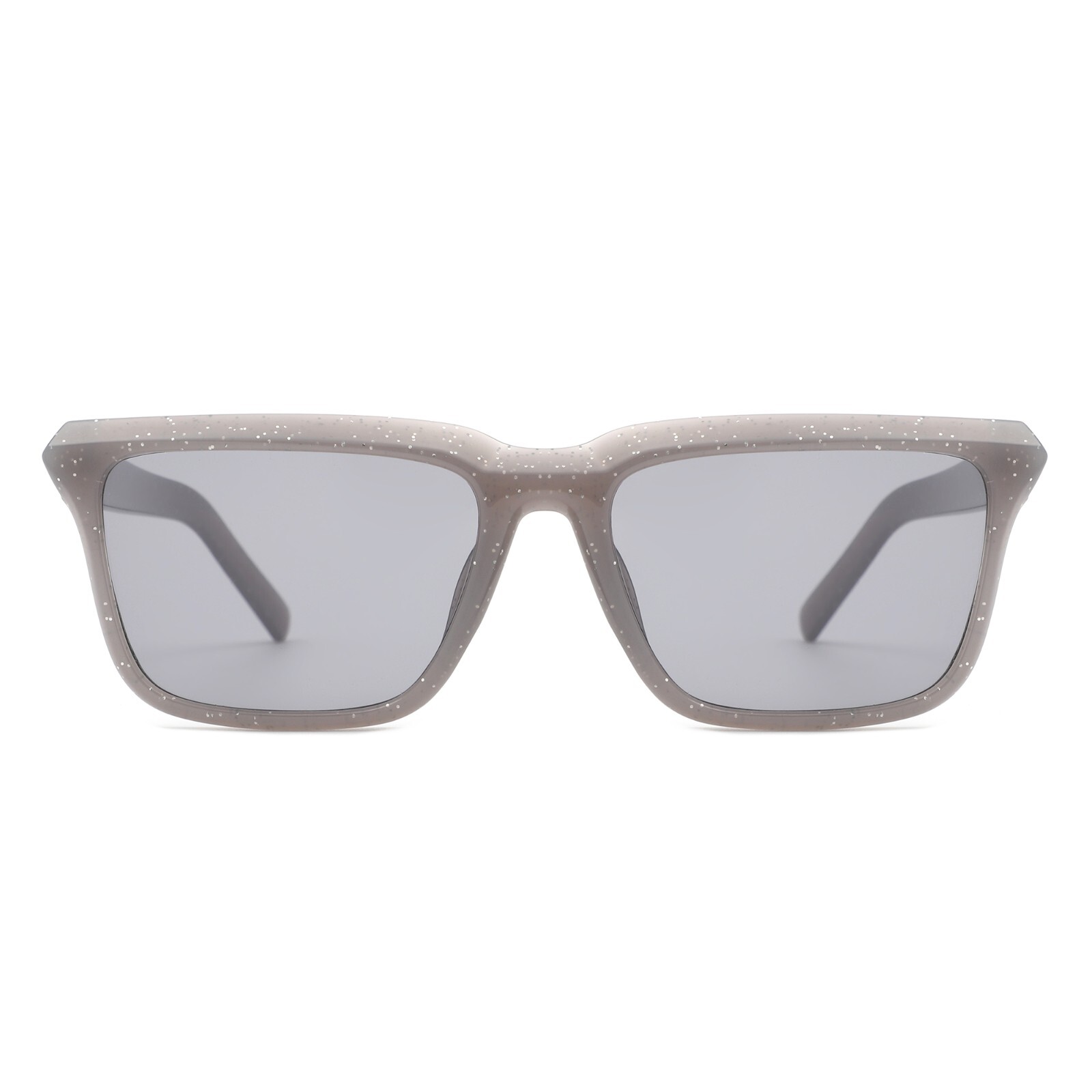 Square 100% UV Protection Fashion Eyewear – Retro Flat Top Unisex Sunglasses