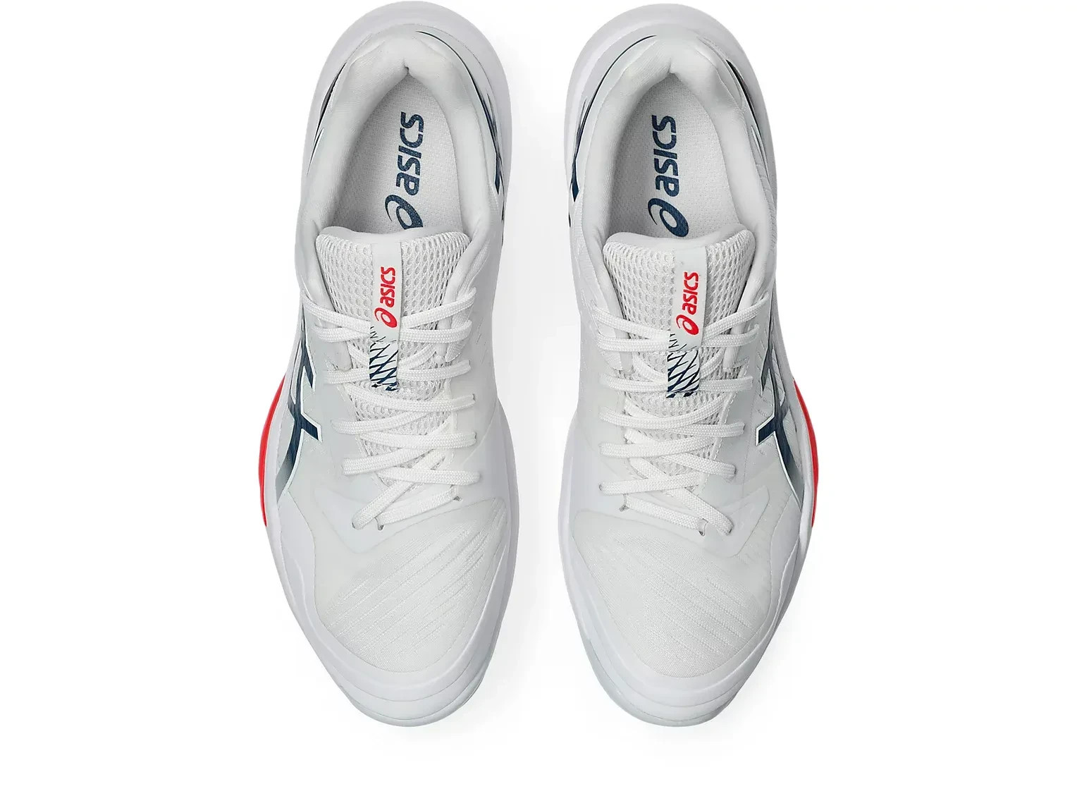 Asics SKY ELITE FF 3 1051A080 104 White/Mako Blue Volleyball Shoes Unisex