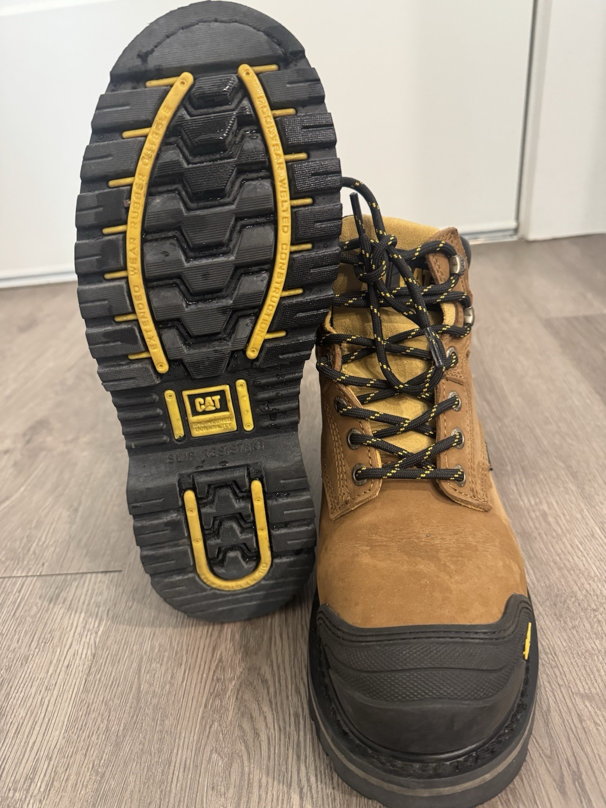 Caterpillar Cat Exposition 6″ Steel Toe Safety Work Boots Men, 8 US