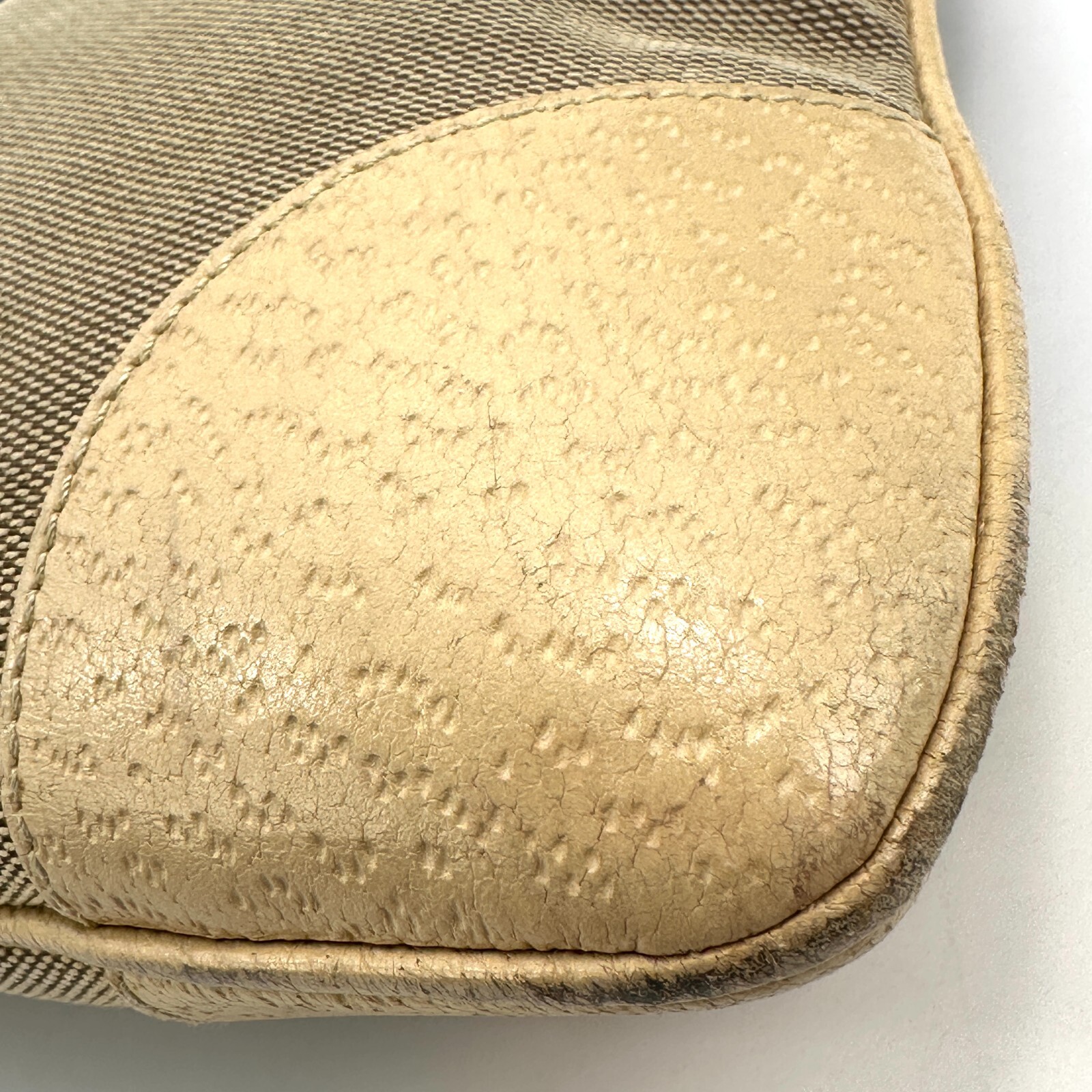 Gucci bamboo jackie shoulder bag Purse Canvas Authentic