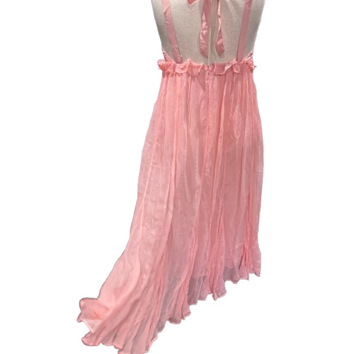 NWT J. Crew Collection Ruffle-trim in Crinkle Cupro A-Line Midi Dress (Size 14)