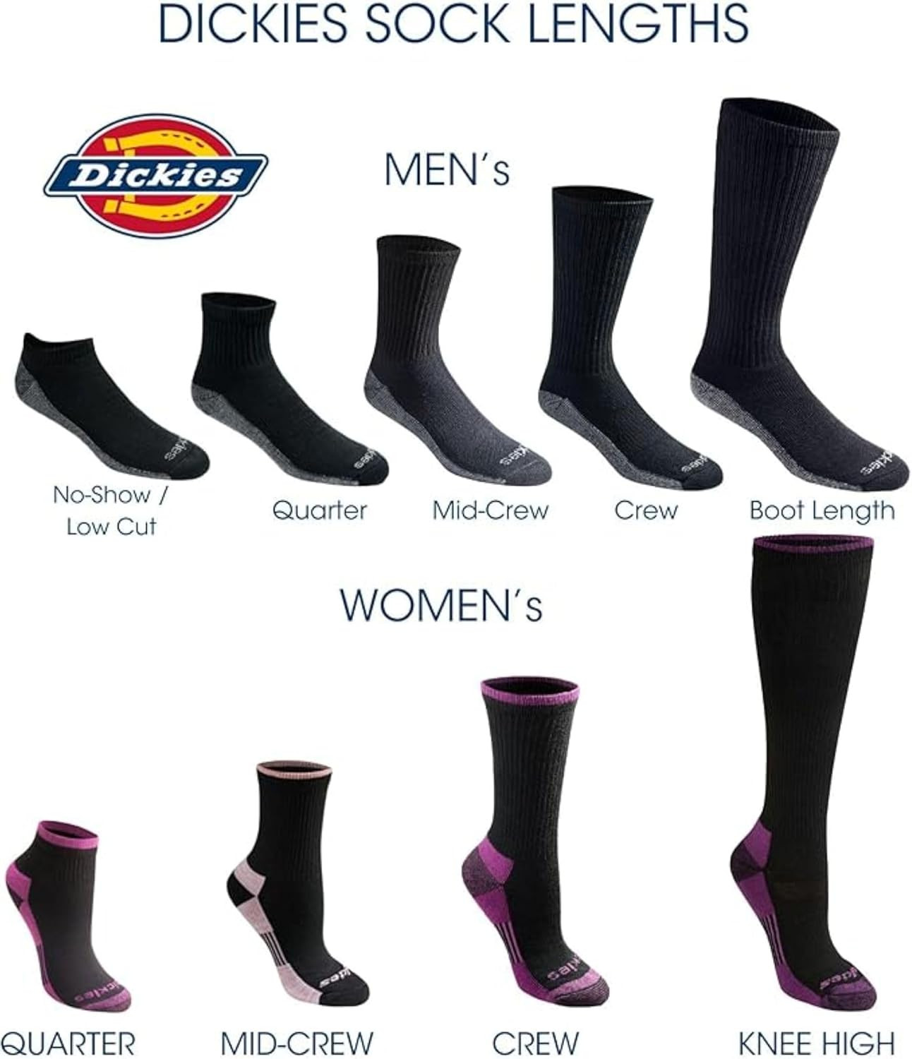Men’S Light Compression Comfort Over-The-Calf Socks, Available in M-XXL (2, 4 Pa
