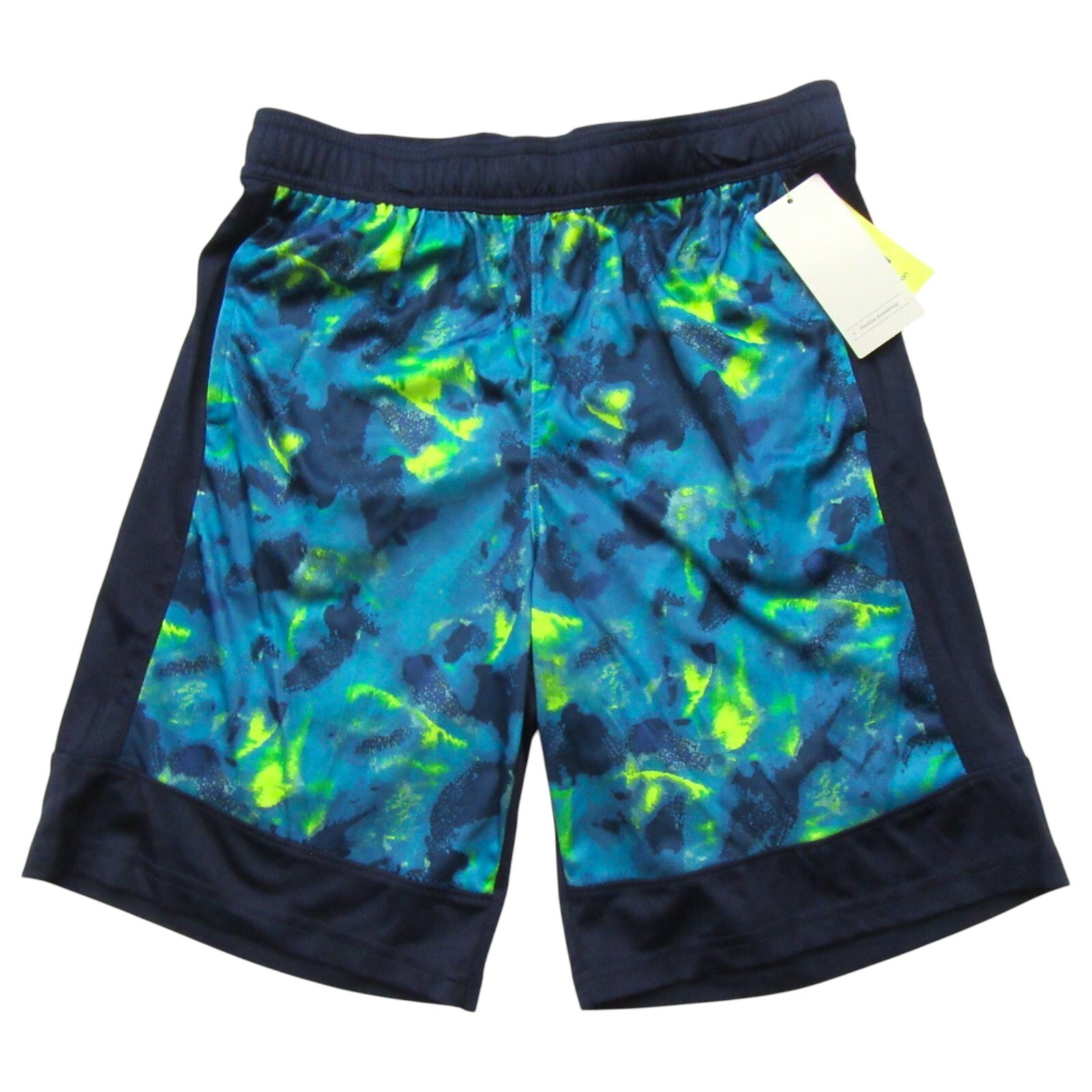 All In Motion Boys Basketball Shorts Moisture Wicking Drawstring Pockets