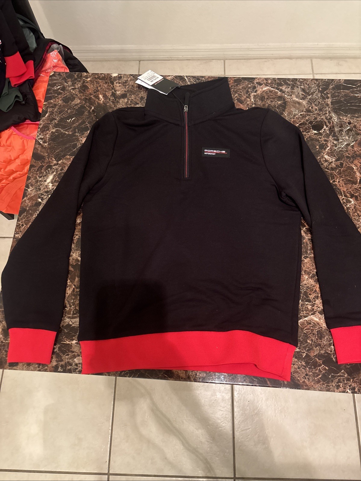 New Porsche Unisex Motorsport 1/4 Zip Sweat Shirt EU XS US XXS wap1690xs0rmsf